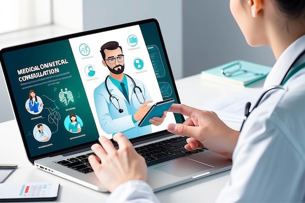 Health and medical consultation application Online medical consultation ...